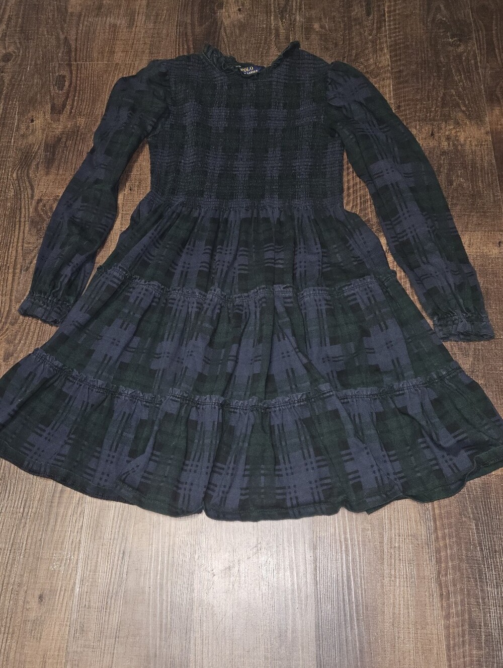 Polo Ralph Lauren Plaid Smocked Dress